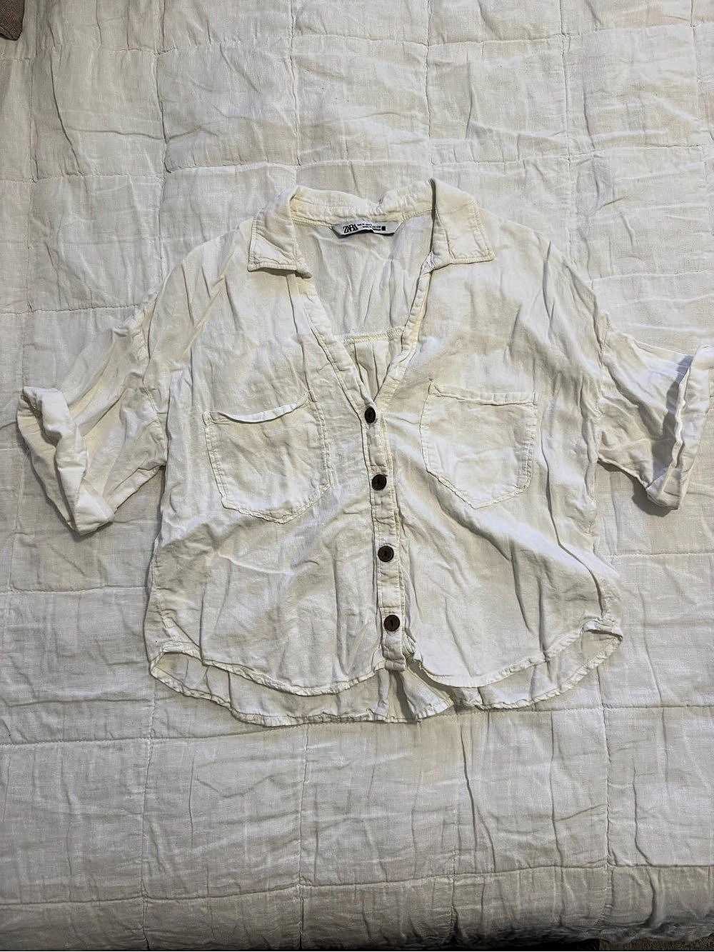 Zara | Button Down Top - Picture 2 of 6